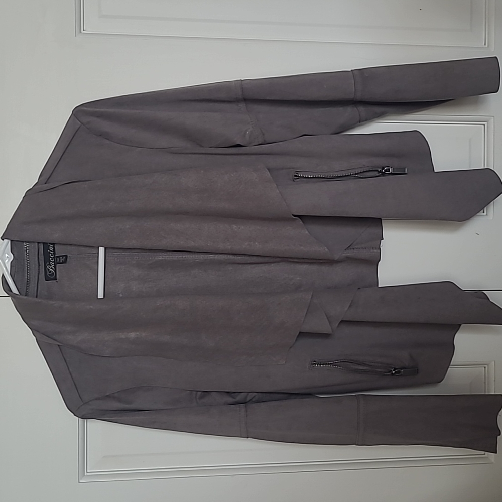 Baccini Faux Suede Jacket